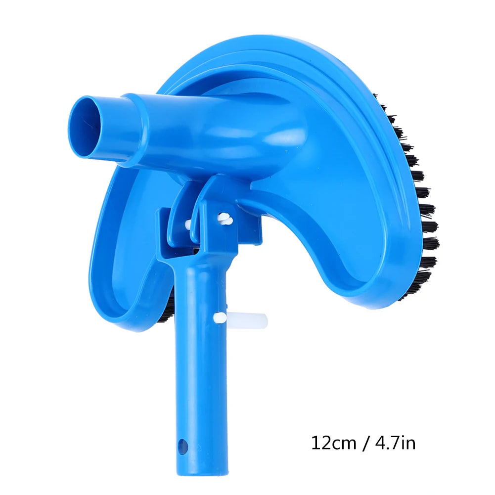 Pool Vacuum Head Half Moon Flexible Swimming Curved Suction Cleaning