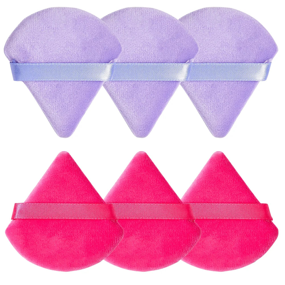 RUNTOIN Triangle Powder Puff Mini Finger Makeup Sponge 6-20 Pc