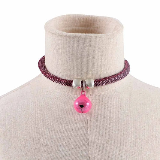 Adjustable Cat & Puppy Collar with Bell & Extension Chain Pet Collar Oasis Select