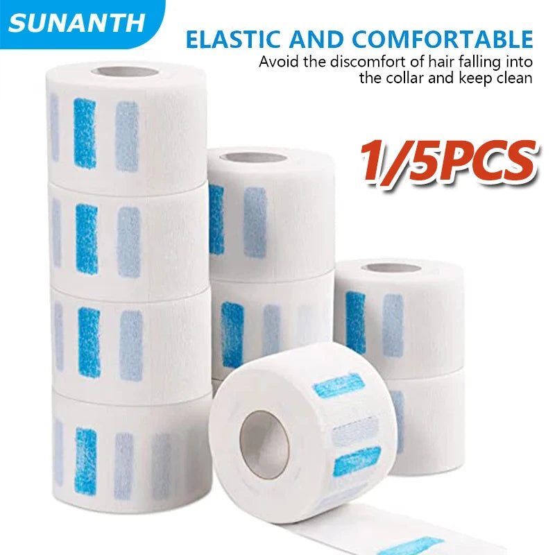 Disposable Barber Neck Strips – Stretchy Salon Hairdressing Tool