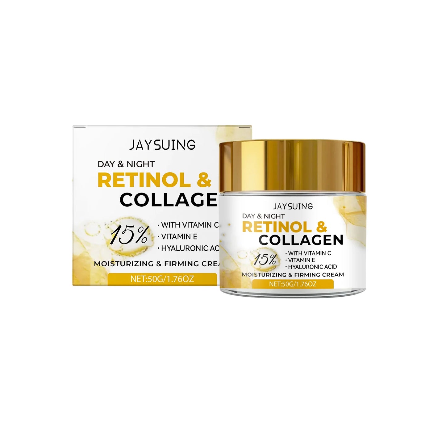 Collagen Moisturizing Facial Cream Smoothing Even Skin Tone Enhance Skin Firmness Shrink Pores Radiant Skin Nourish Face Lotion Peaceful Pleasures Health and Wellness 50g 50g