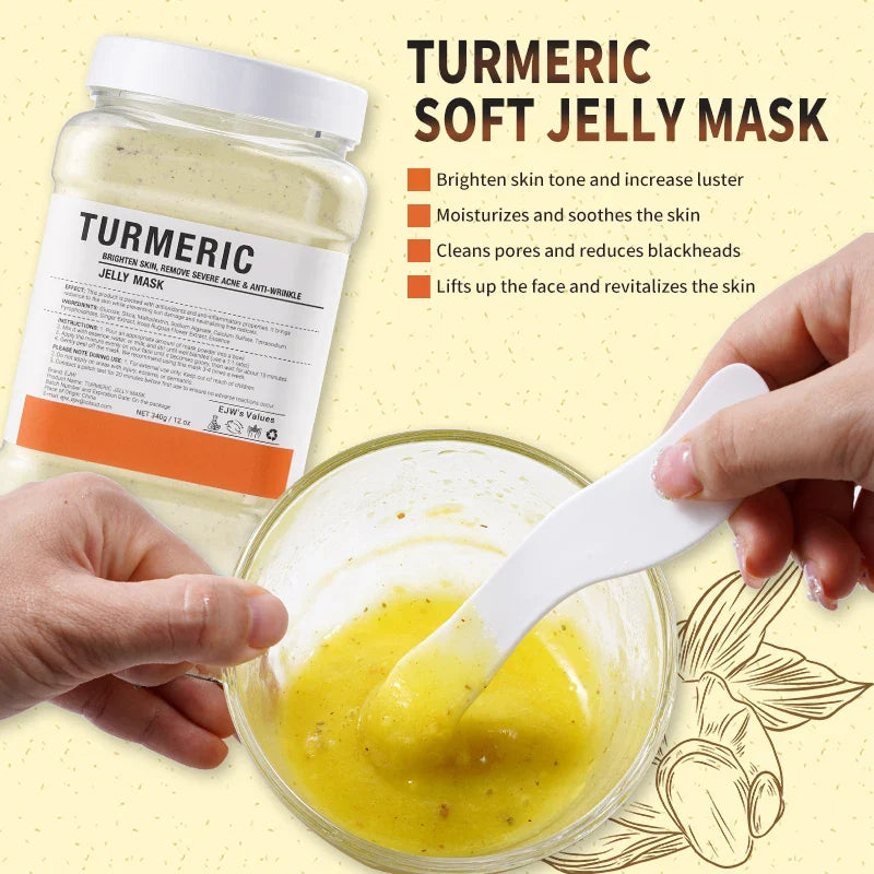 Turmeric Jelly Mask Powder – Oil Control & Blackhead Removal