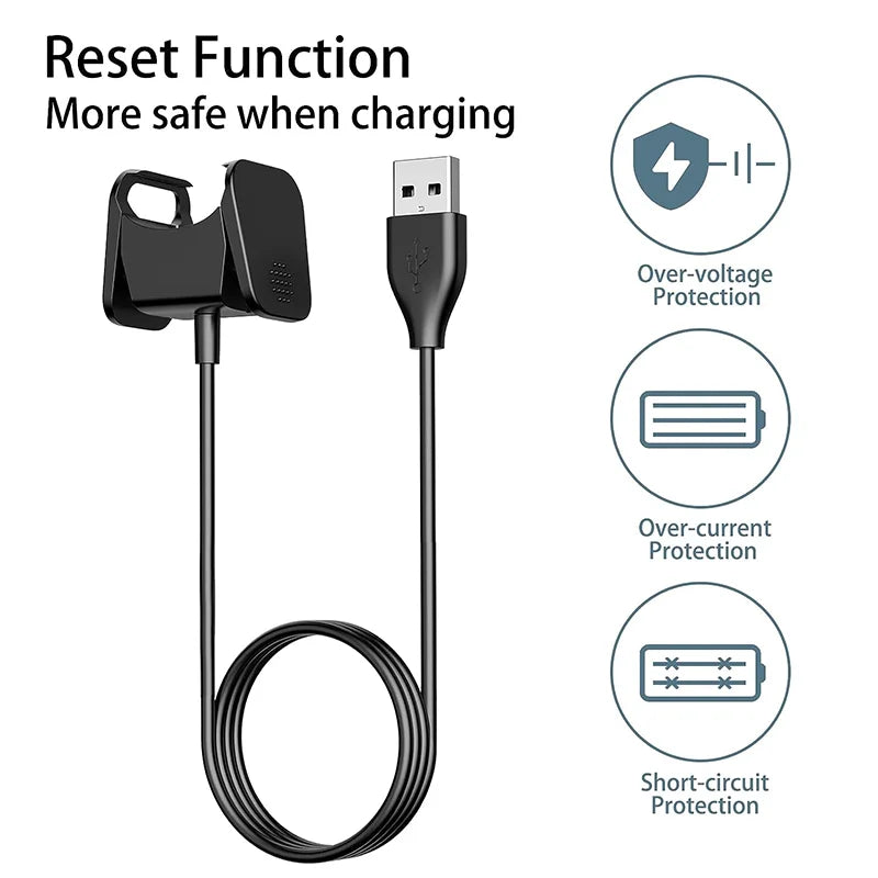 USB Charger Cable for Fitbit Charge 4 – Dock Adapter Replacement Peaceful Pleasures Health and Wellness