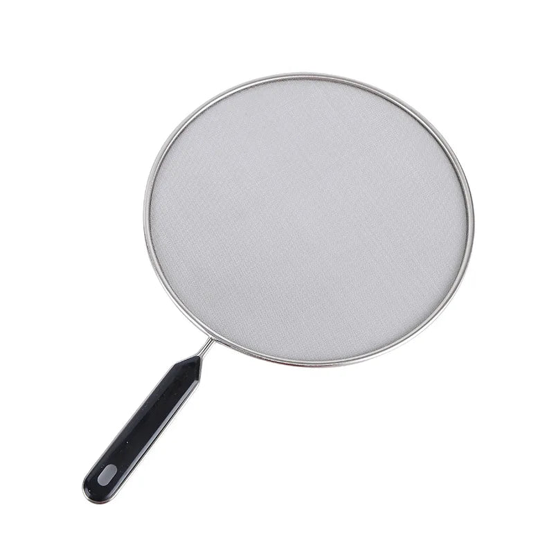25/29/33cm Grease Splatter Screen for Frying Pan Stops 99% of Hot Oil Splash Splatter Guard for Cooking Iron Skillet Lid Peaceful Pleasures Health and Wellness 25