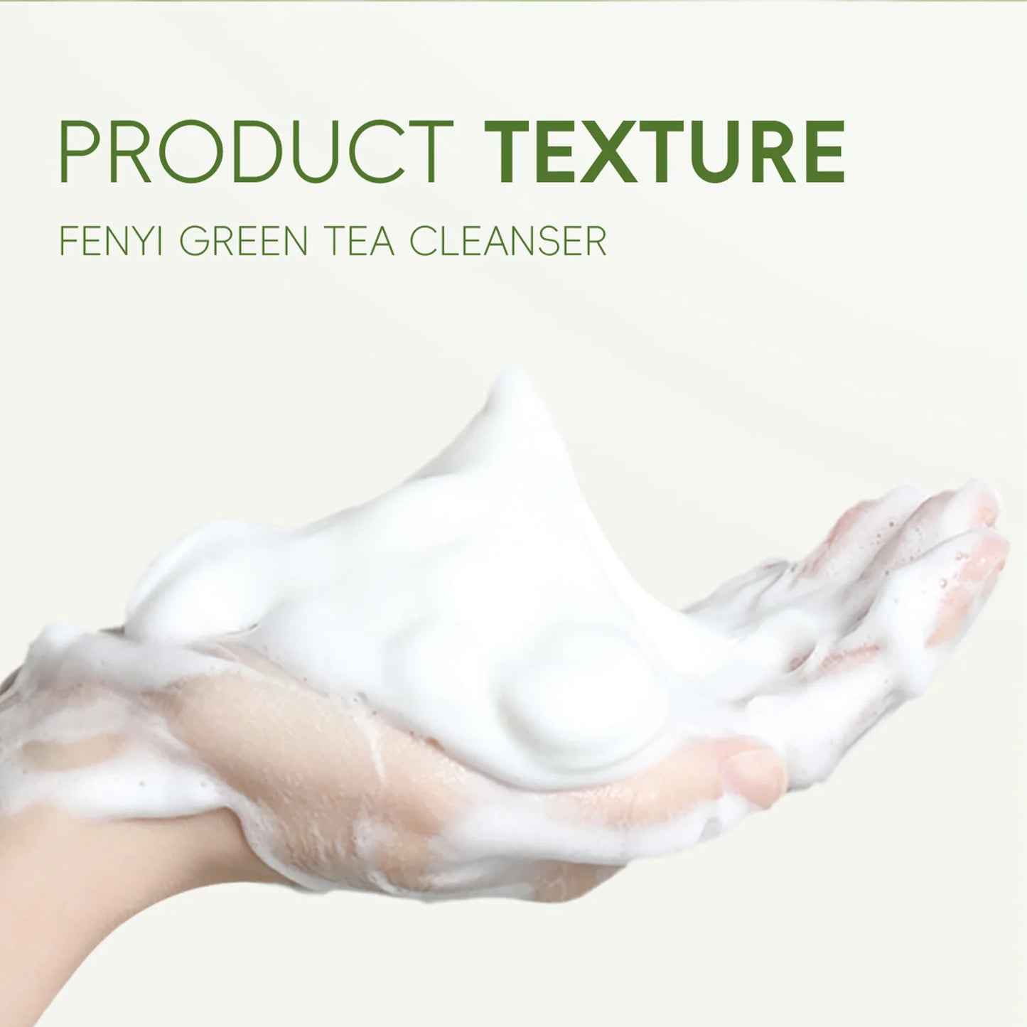 Green Tea Facial Cleanser 50g Skin Deep Cleansing Moisturizing Blackhead Removal Skincare Face Wash Foam Face Cleanser Skin Care Peaceful Pleasures Health and Wellness