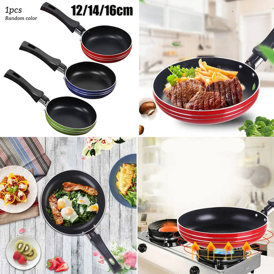 LEENKEA Non-Stick Stainless Steel Mini Frying Pan 12–18cm Non-Stick Frying Pan Oasis Select