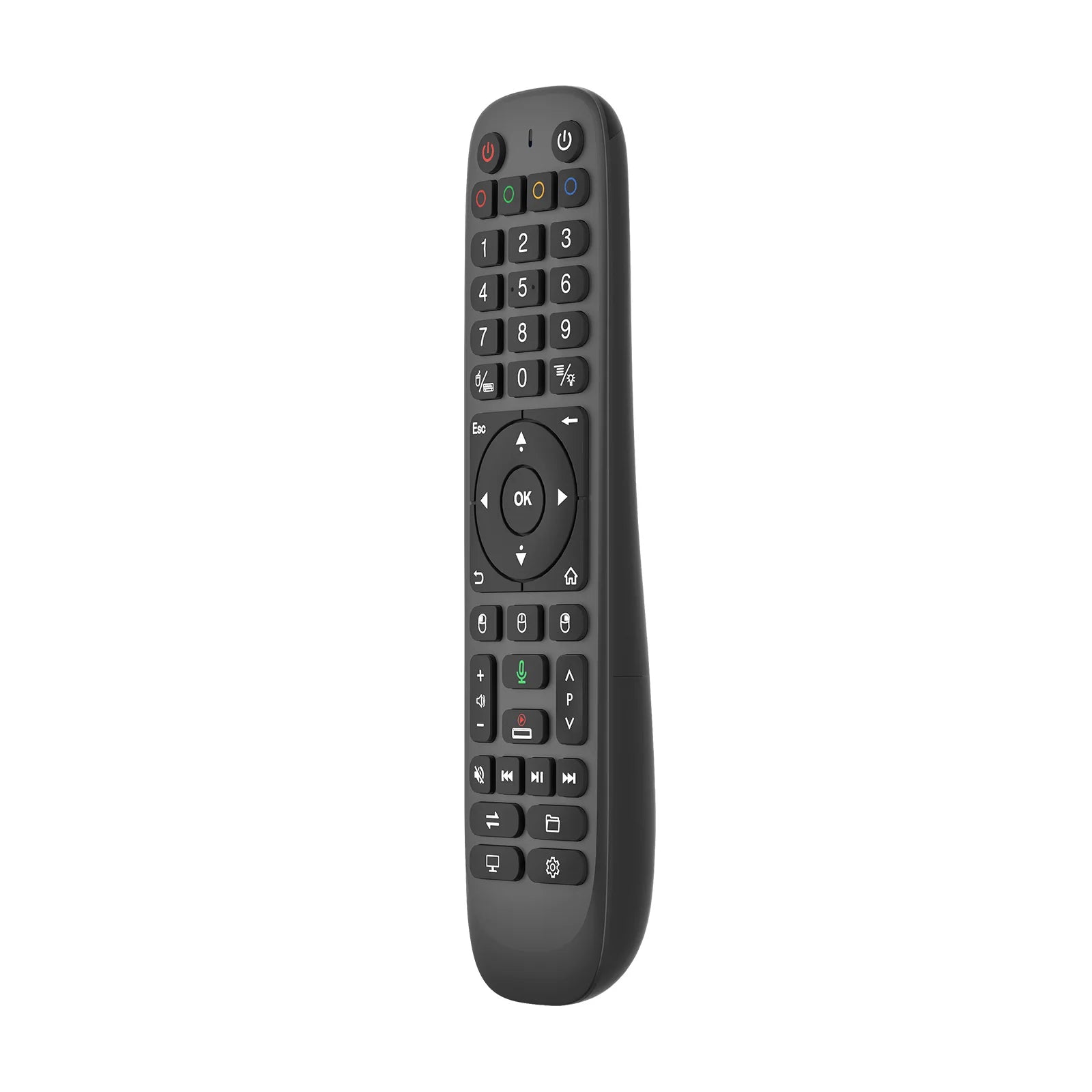 Universal TV Control and Setup Gyroscopic Sensing 2.4G BT Dual Mode Backlit Remote for Android TV Box Smart TV PC Projector Peaceful Pleasures Health and Wellness