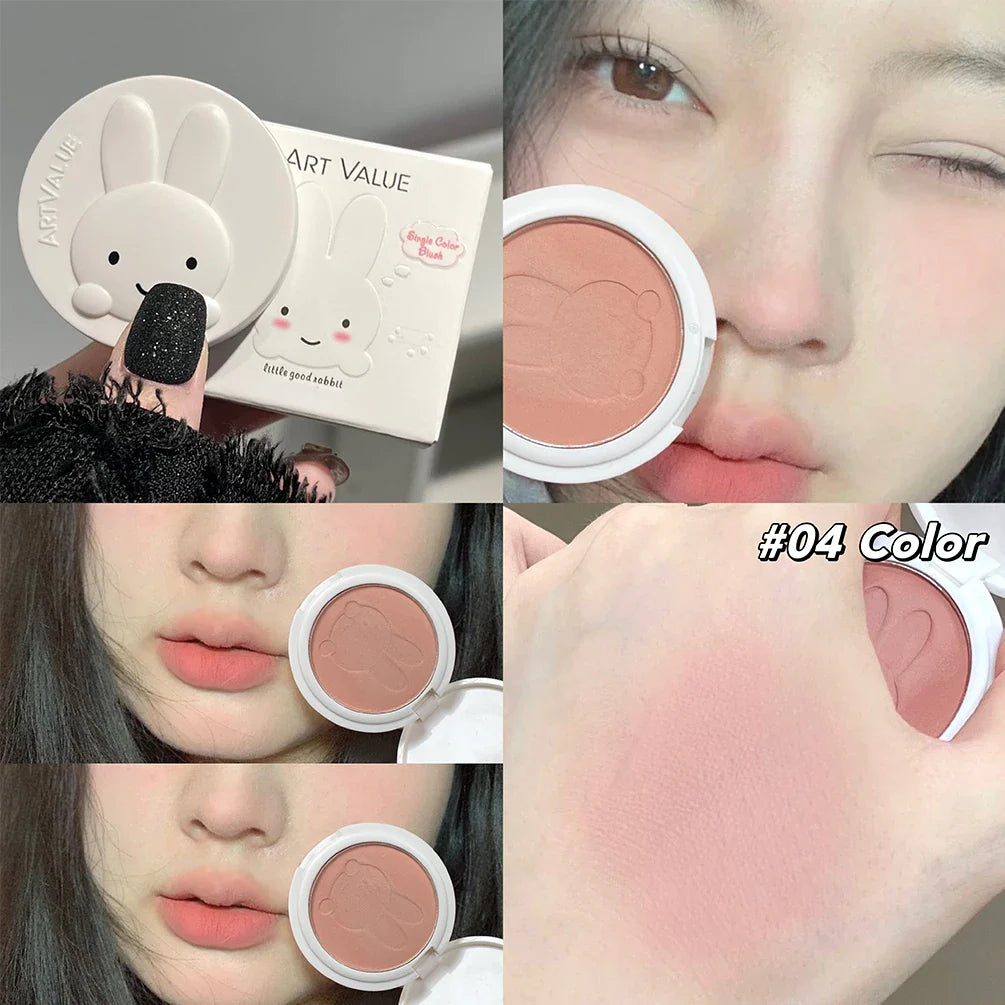 Art Value Cute Bunny Matte Blush Powder | Natural Cheek Tint