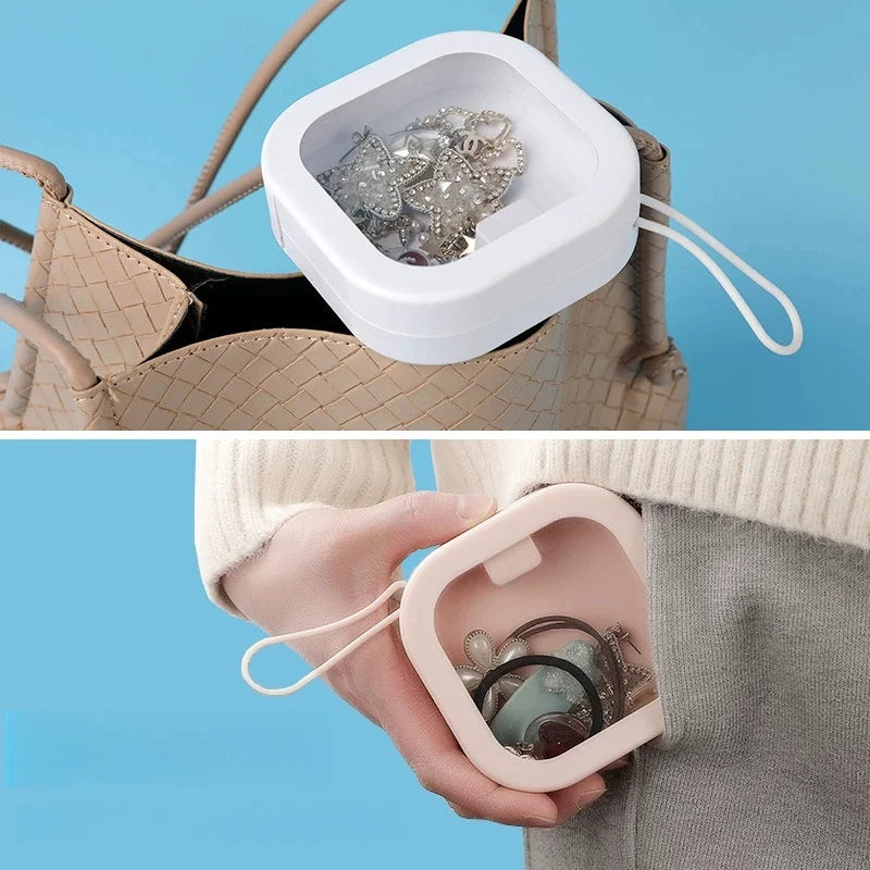 Stackable Hair Tie & Bobby Pin Organizer | Travel Jewelry Box