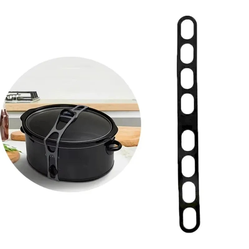Silicone Lid Strap – Reusable Elastic Band for Pots & Containers