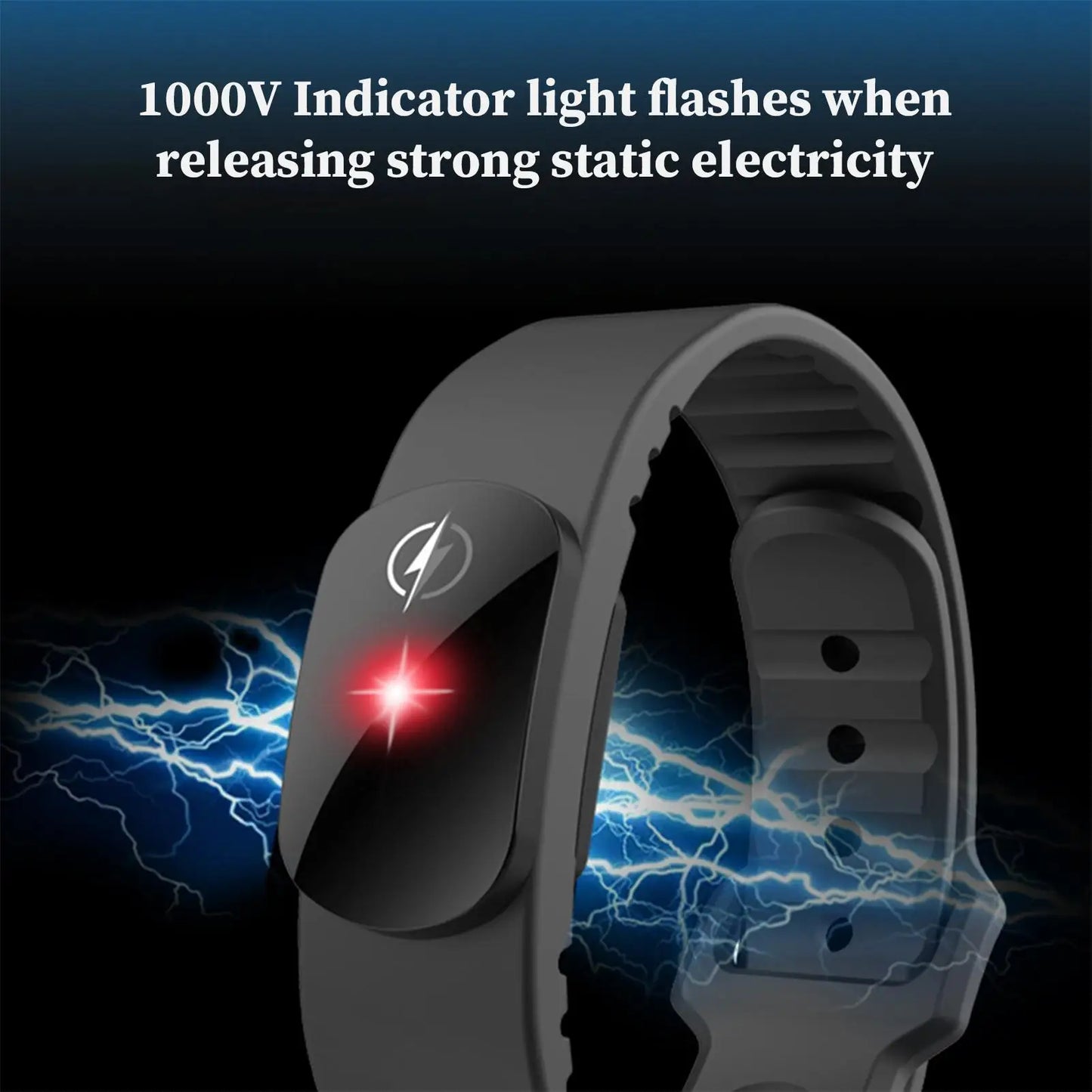 Anti-Static Silicone Wrist Strap | Grounding Bracelet for Adults
