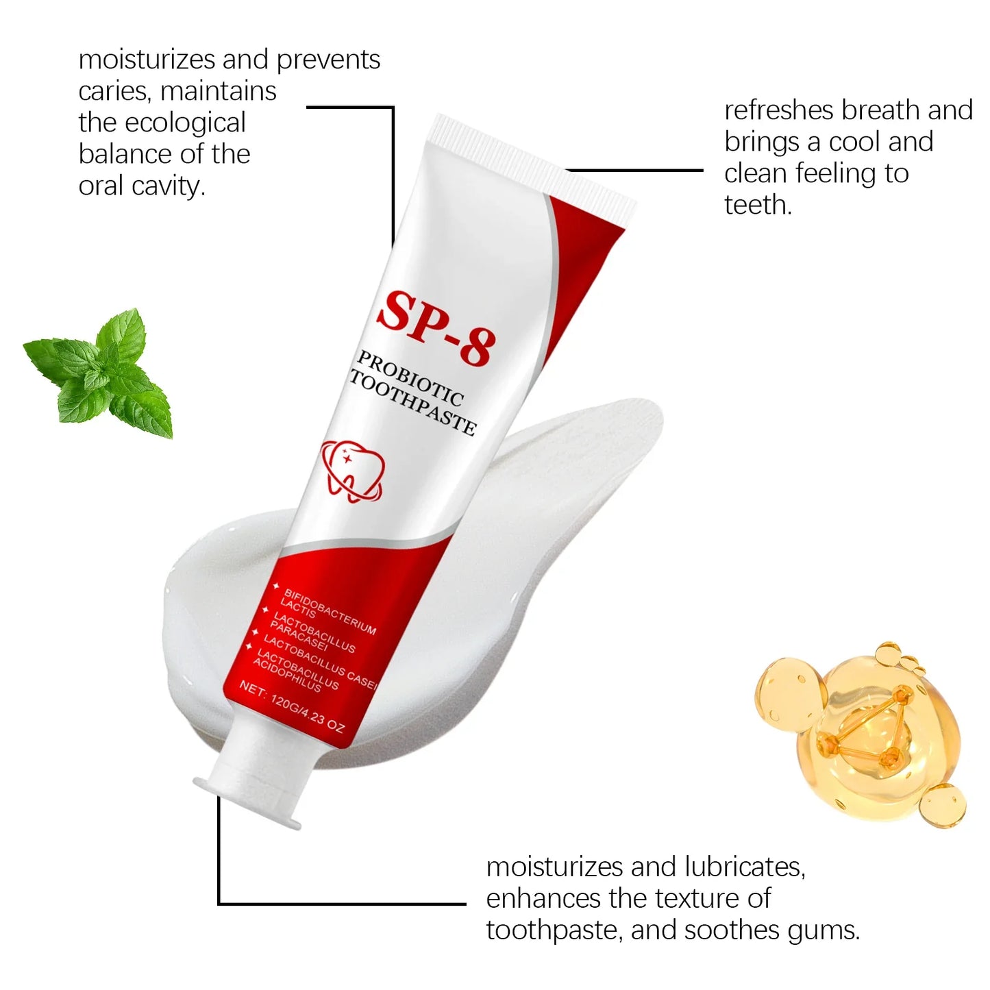 Probiotic Whitening Toothpaste – Deep Clean, Gum Care & Fresh Breath