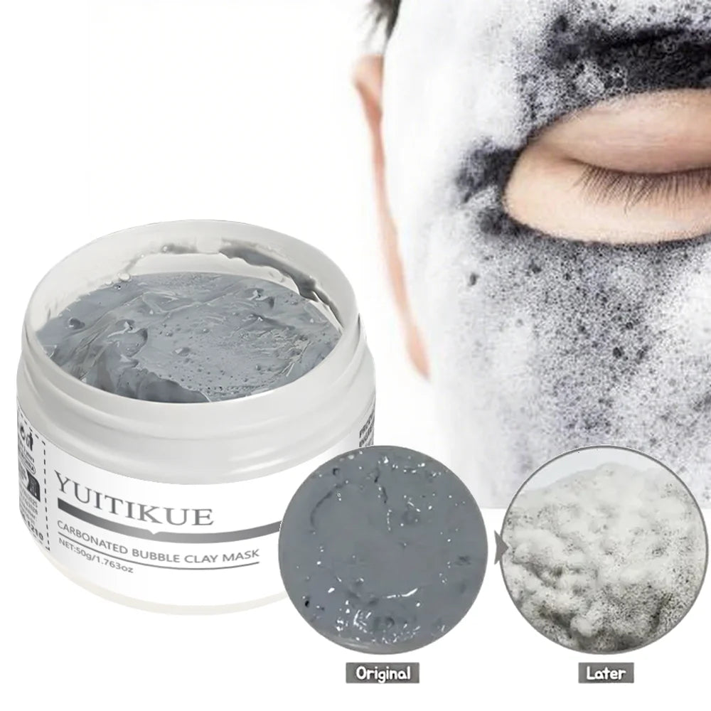 YUITIKUE Bubble Face Mask – Blackhead & Pore Tightening Gel Bubble Face Mask Peaceful Pleasures Health and Wellness