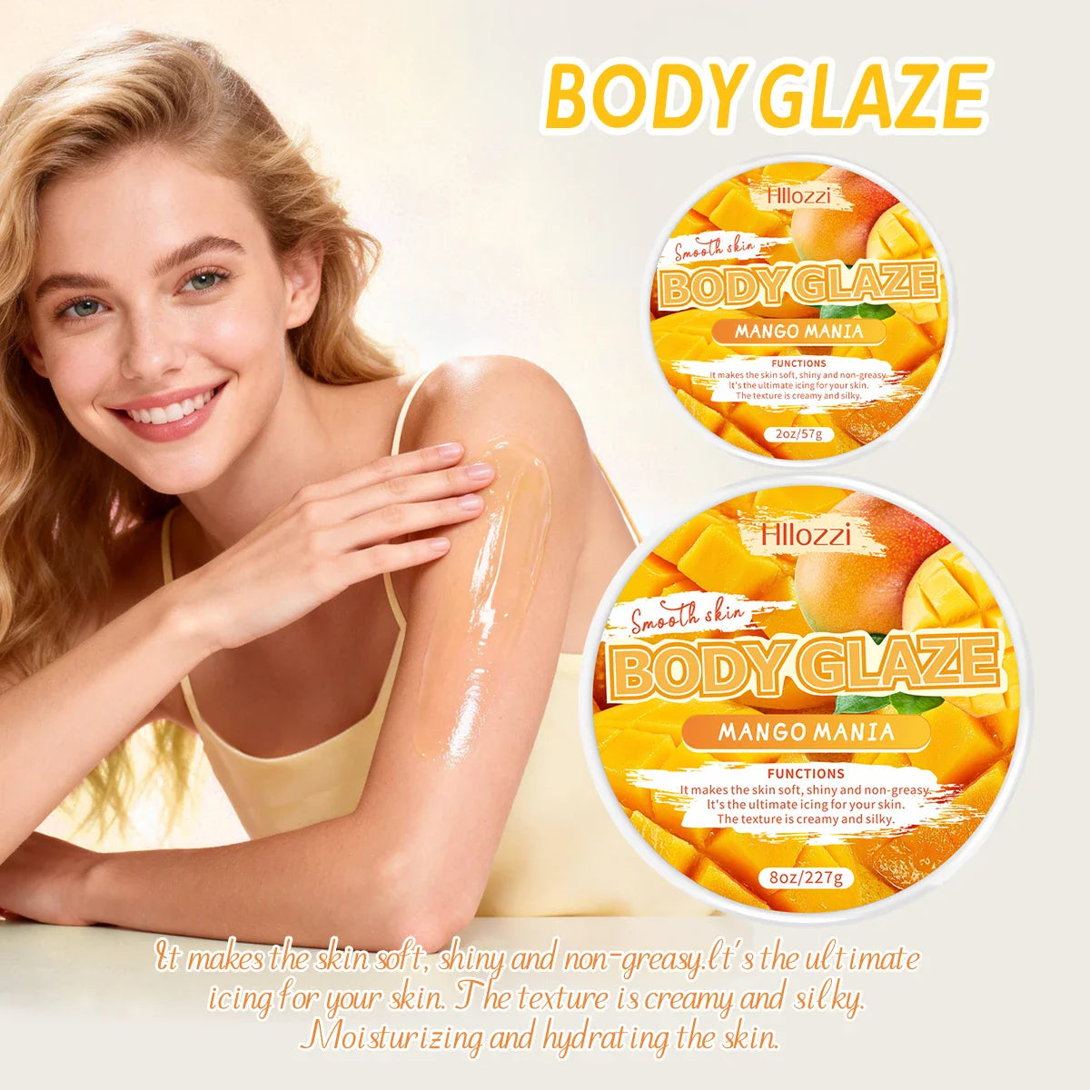 Pistachio Body Glaze – Moisturizing & Brightening Skin Cream