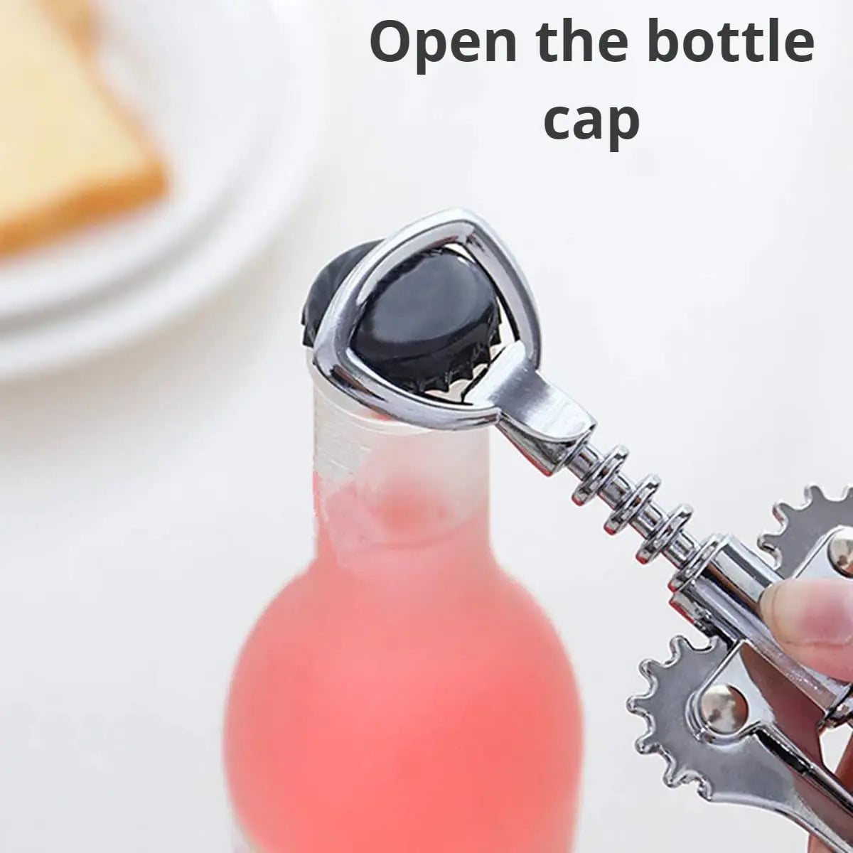 Wing Corkscrew Wine & Beer Bottle Opener | Stainless Steel