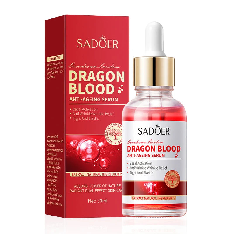 Ganoderma Dragon Blood Face Serum – Moisturizing Anti-Wrinkle