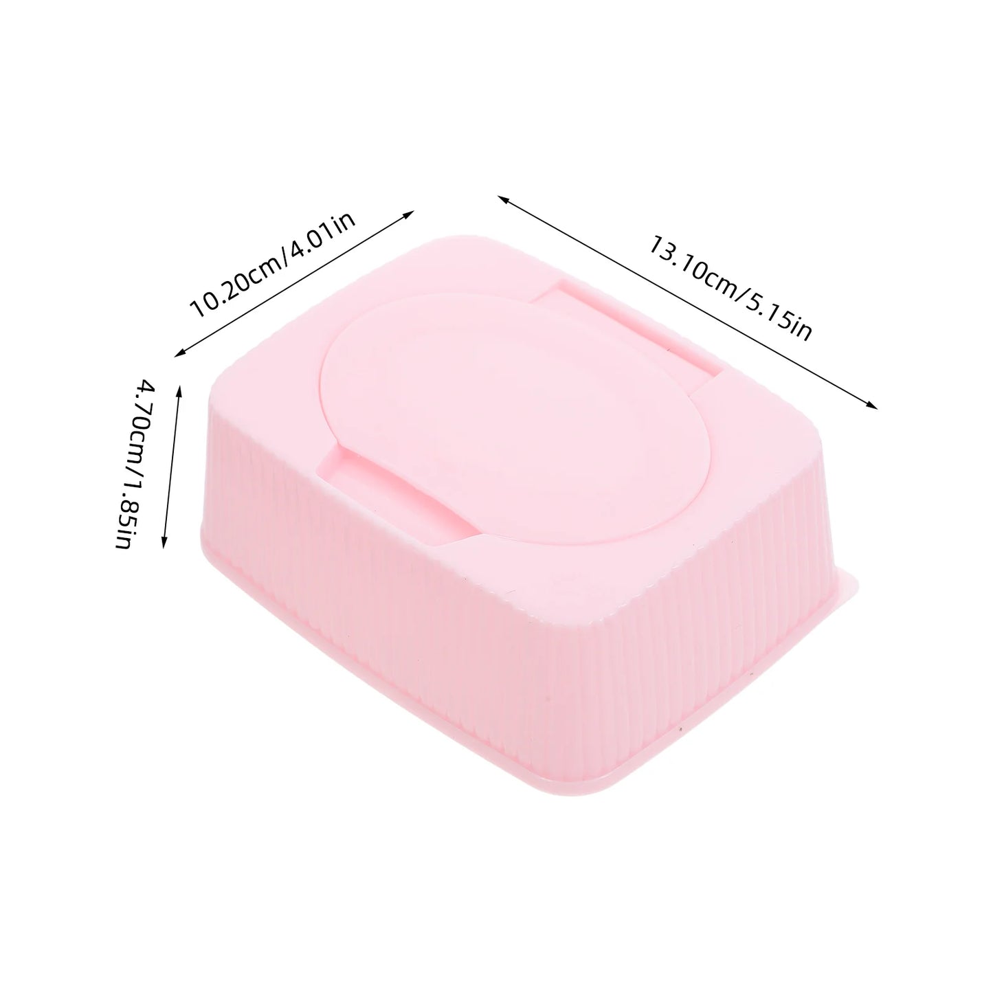 Baby Wipes Dispenser Dustproof Storage Box – Pink Plastic