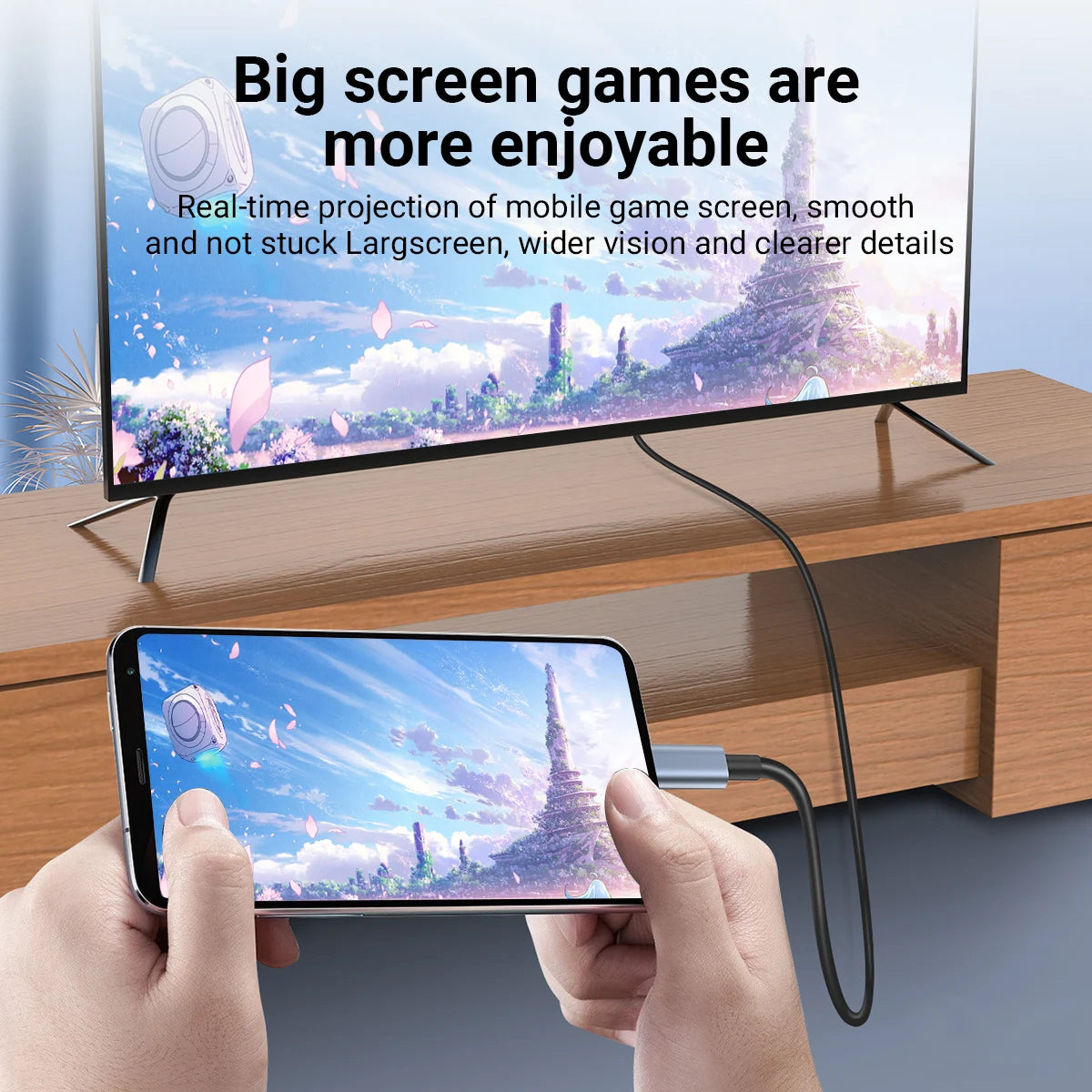 4K 60Hz USB-C to HDMI Cable – MacBook, iPad & iPhone USB-C HDMI Cable Peaceful Pleasures Health and Wellness