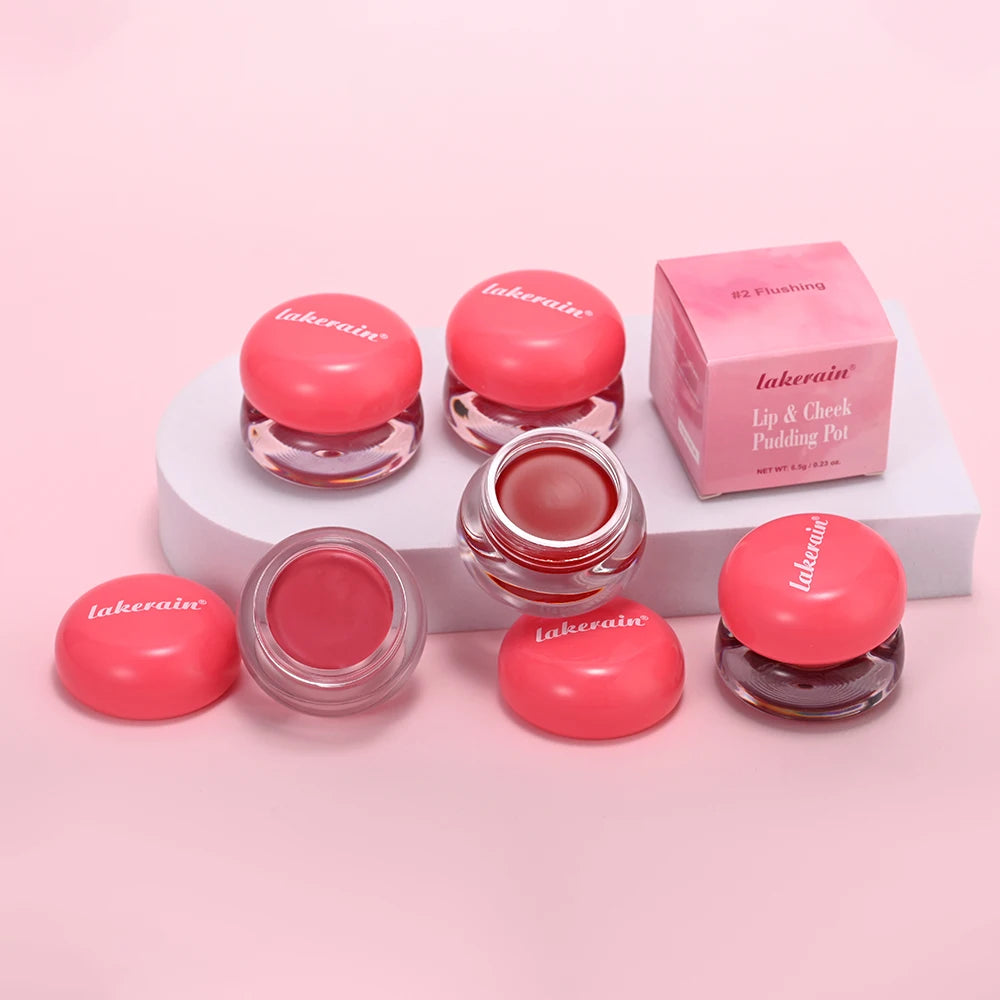 Lip&Cheek Blurry Pudding Pot Blushed Moment Blur blush Baby Makeup 5g Blush Buildable Lightweight Multi-Use Soft Matte Finish Peaceful Pleasures Health and Wellness