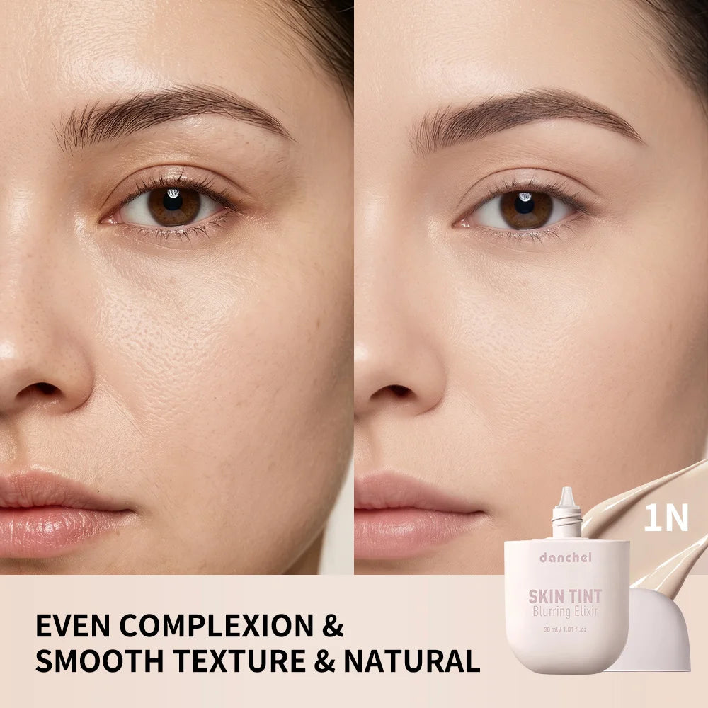 Skin Tint Blurring Elixir Foundation 24 Colors Concealer Blur Pores Fine Lines Long Lasting Hydrating Makeup For All Skin Tone Peaceful Pleasures Health and Wellness