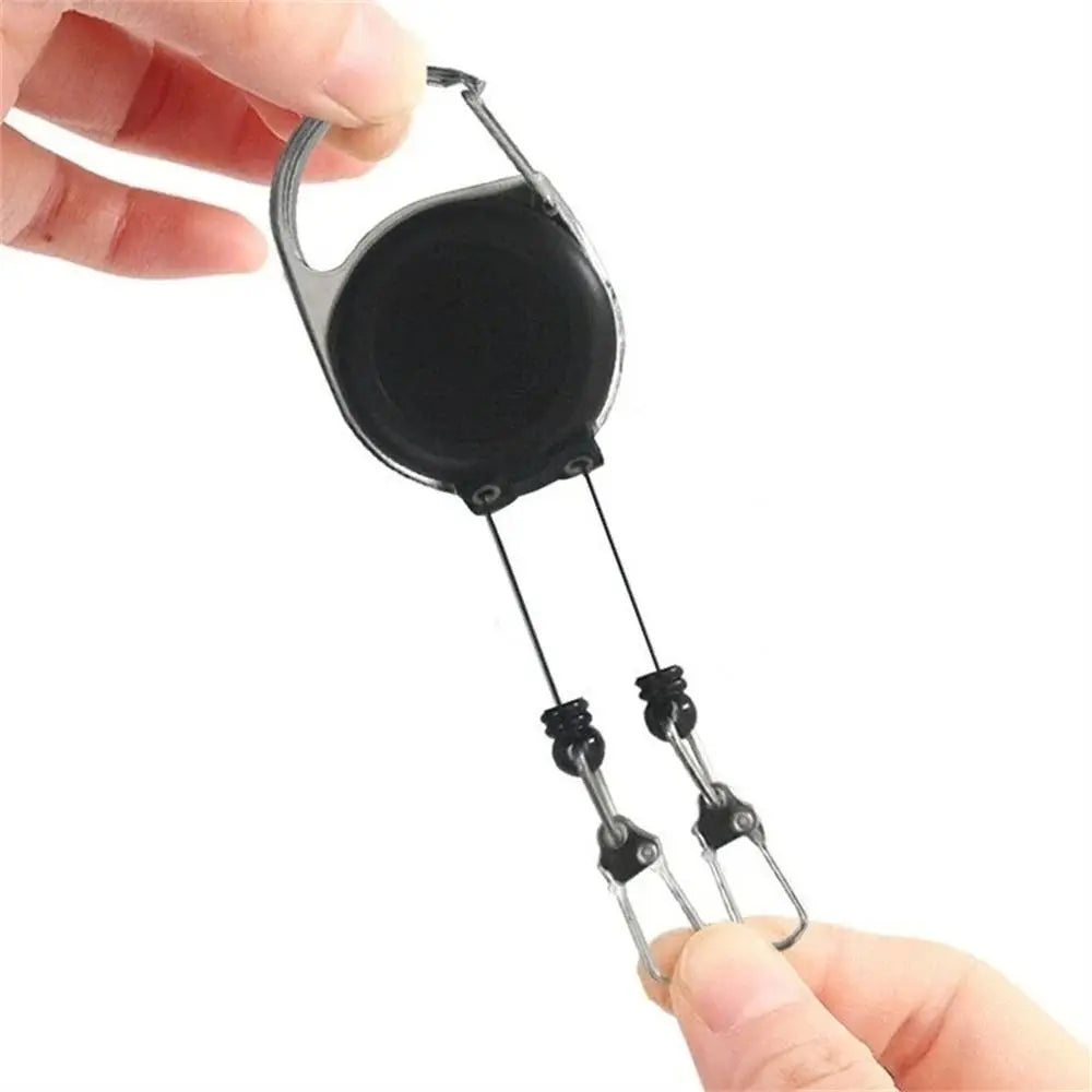 Retractable Double-Headed Badge Reel & ID Card Holder 60cm