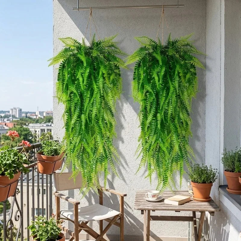 29" Artificial Boston Fern Hanging Plant | Indoor & Outdoor Decor