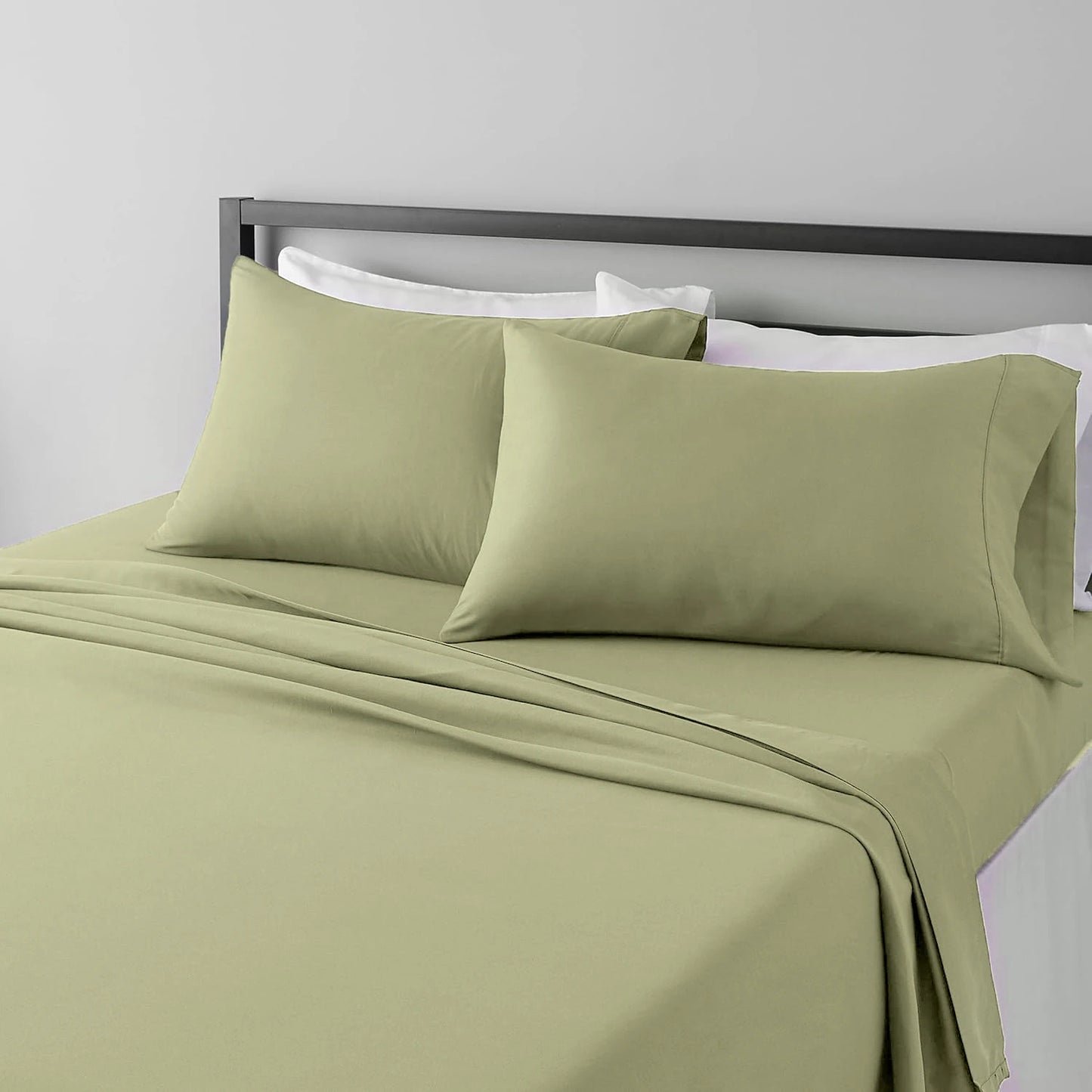 BATTILO 4-Piece Microfiber Bed Sheet Set | Twin to King