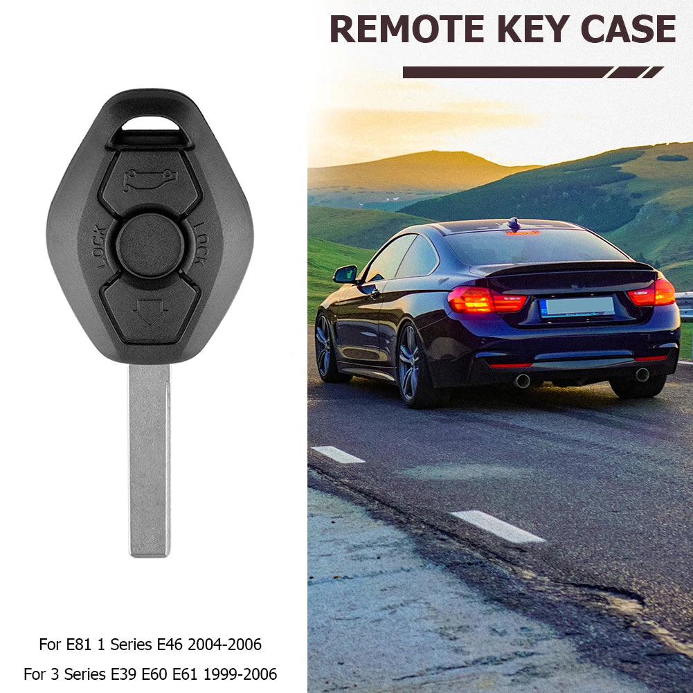 3-Button BMW Key Fob Replacement Shell – E46 E39 E60 E38 E83 E85 Peaceful Pleasures Health and Wellness