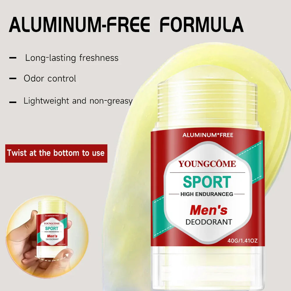 YOUNGCOME Honey Peach Deodorant Stick – Aluminum Free 1-3 Pack