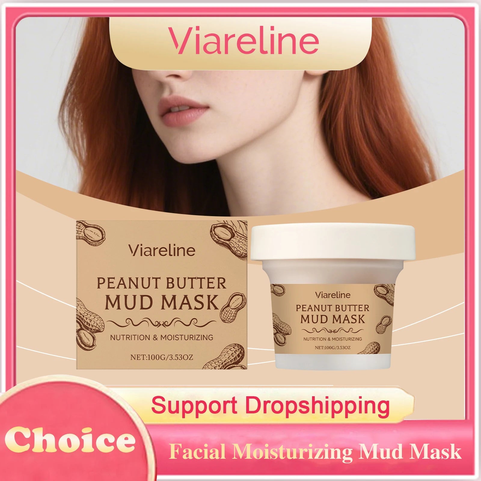 Facial Moisturizing Mud Mask Hydrating Brightening Smoothing Repair Improve Dullness Soothing Shrinks Pores Cleansing Face Mask Peaceful Pleasures Health and Wellness