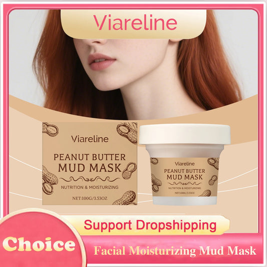 Facial Moisturizing Mud Mask Hydrating Brightening Smoothing Repair Improve Dullness Soothing Shrinks Pores Cleansing Face Mask Peaceful Pleasures Health and Wellness