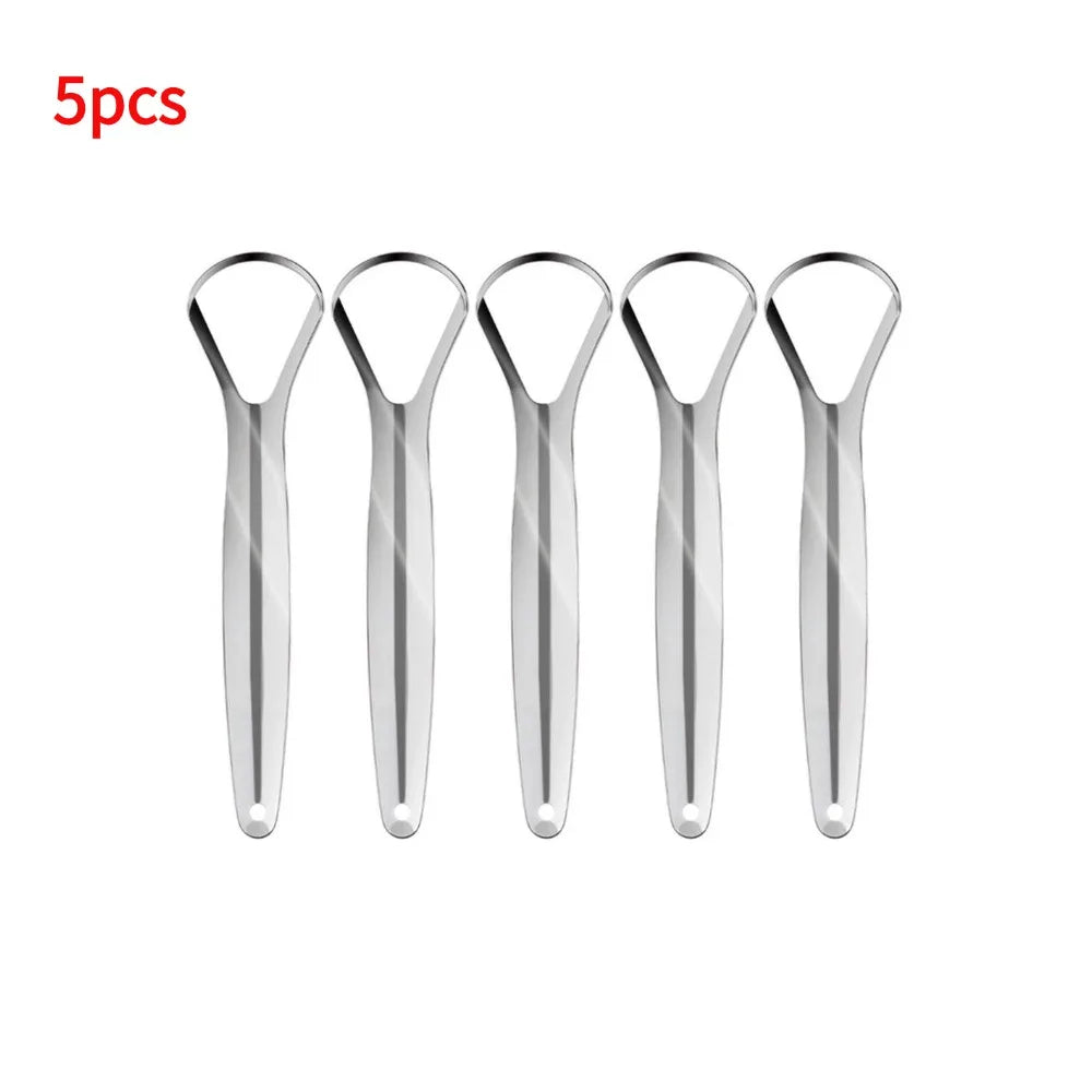 Stainless Steel Tongue Scraper – Reusable Fresh Breath Tool