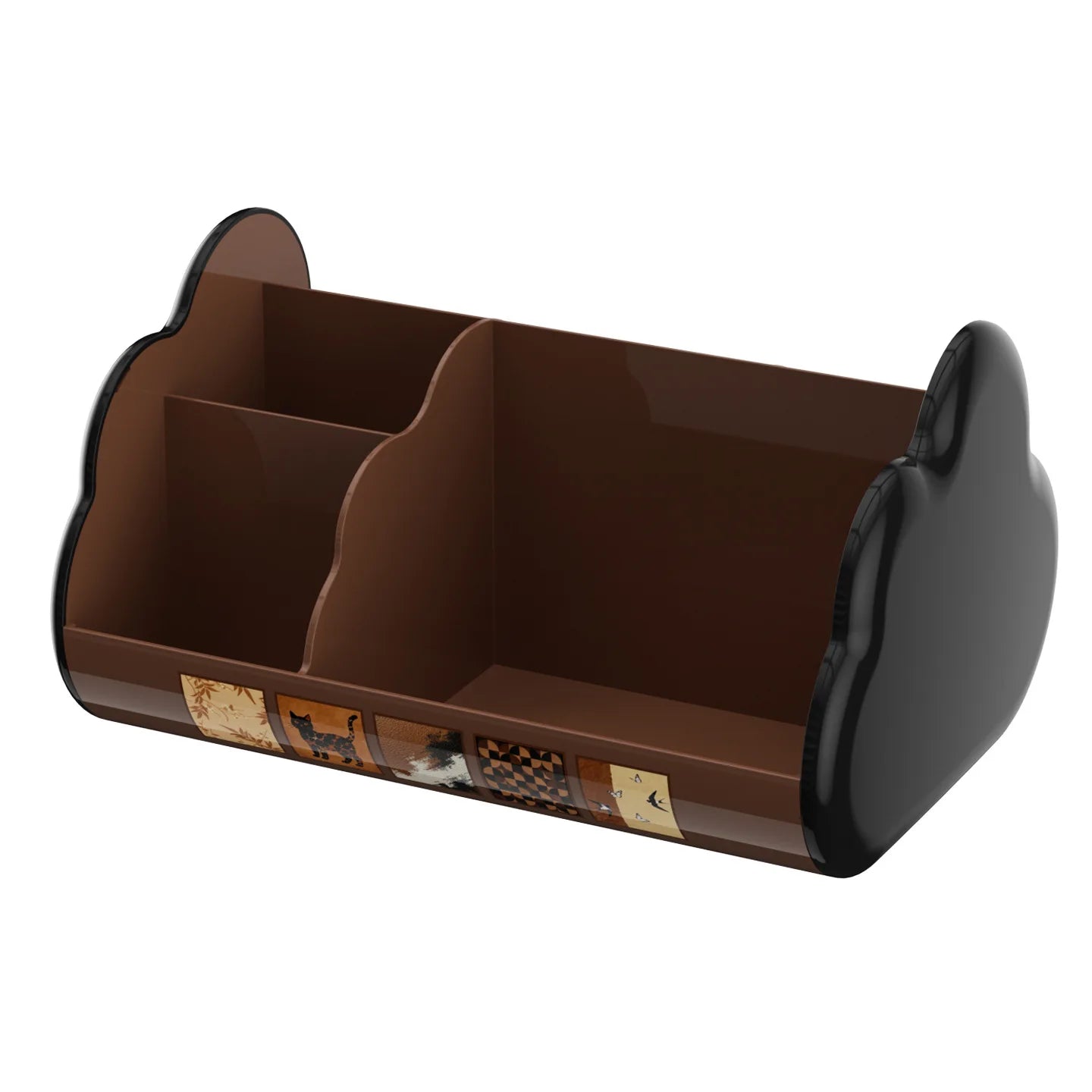Space Saving Multi Compartment Desktop Organizer for Students Office Workers Cosmetic Stationery Office Supplies Storage Peaceful Pleasures Health and Wellness