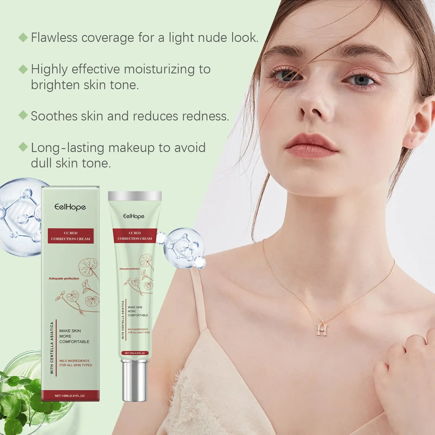 Eelhope Centella Asiatica CC Cream – Brighten & Conceal