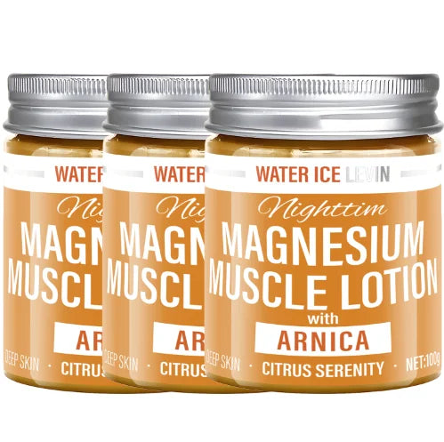 Magnesium Body Lotion with Arnica & Citrus | Fast-Absorbing Magnesium Body Lotion Peaceful Pleasures Health and Wellness YELLOW 100g