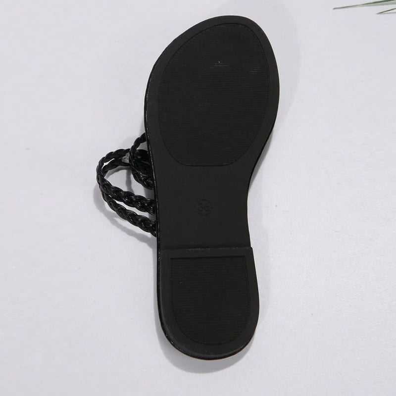 Women's Flat Beach Flip-Flops | Non-Slip Summer Slippers