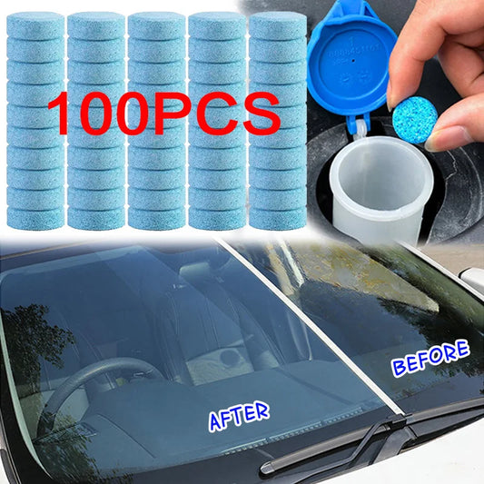 Windshield Washer Effervescent Tablets – Concentrated 20/50/100pk Windshield Washer Tablets Peaceful Pleasures Health and Wellness