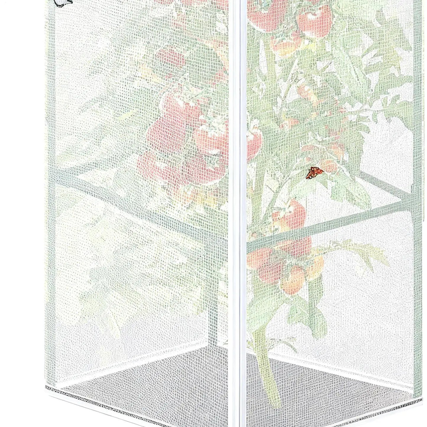 Tomato Netting 2 Pieces Square Vertical Mesh With Zipper Tomato Plant Covers For Vegetable Fruit Strawberry Blueberry Cucumber Peaceful Pleasures Health and Wellness