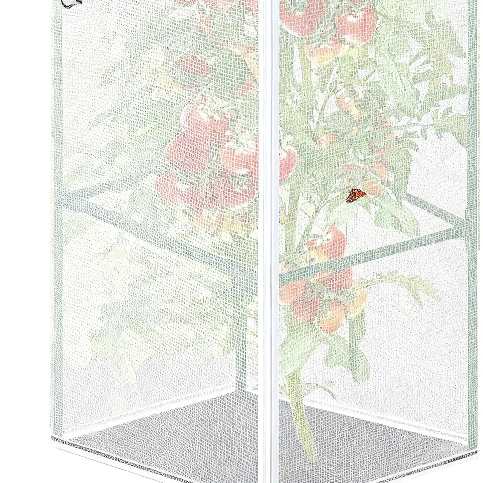 Tomato Netting 2 Pieces Square Vertical Mesh With Zipper Tomato Plant Covers For Vegetable Fruit Strawberry Blueberry Cucumber Peaceful Pleasures Health and Wellness