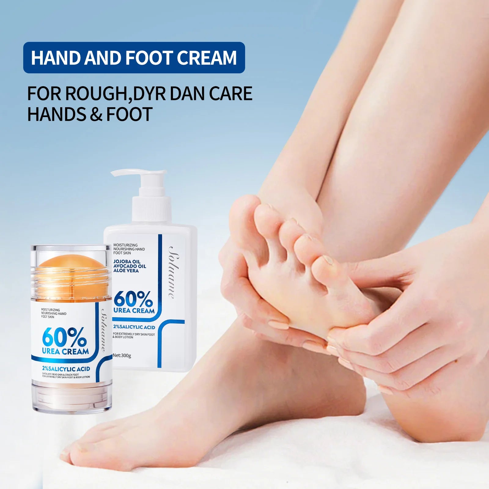 Urea Hydrating Foot and Body Cream Set for Cracked Skin Peaceful Pleasures Health and Wellness