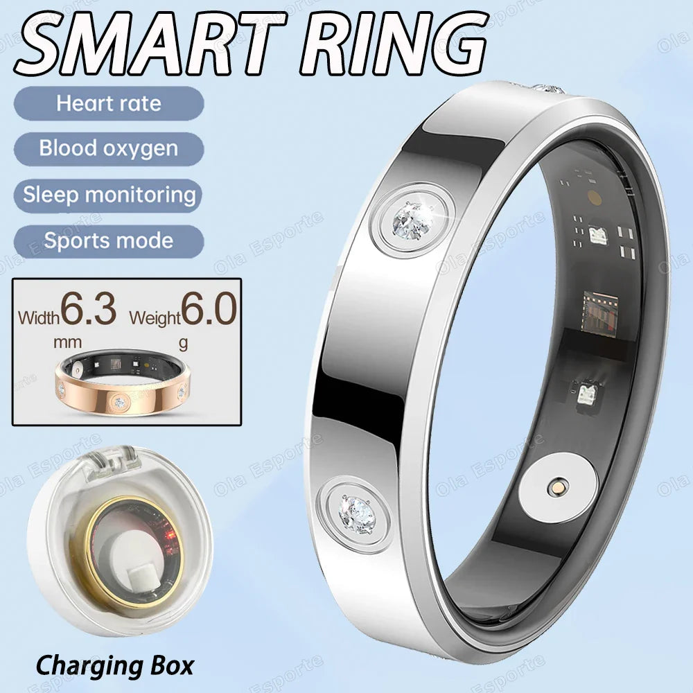 Ola Esporte Smart Ring – Heart Rate, SpO2 & Sleep Tracker IP68