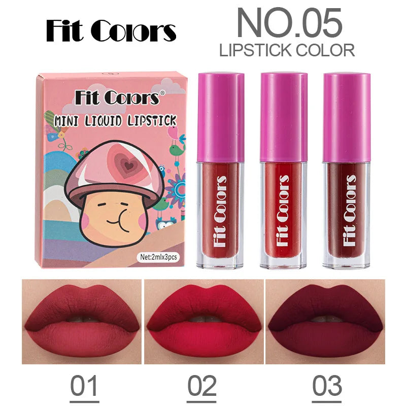Fruit Lip Oil Set 3pc – Avocado Strawberry Peach | Fit Colors