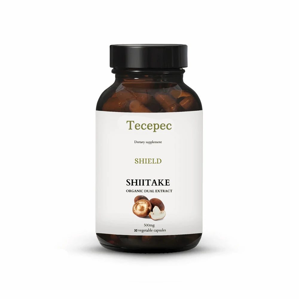 Shiitake Mushroom Extract Capsules - Immune Support Supplement, Heart Health, Memory, Focus, and Overall Well-Being Peaceful Pleasures Health and Wellness 30 count-1 bottle