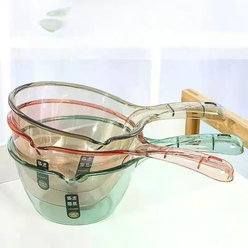 Transparent Thickened Plastic Water Ladle & Kitchen Scoop