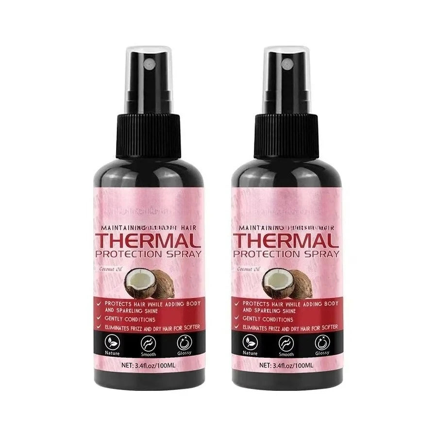 Heat Protectant Spray with Coconut Oil – UV & Thermal Shield