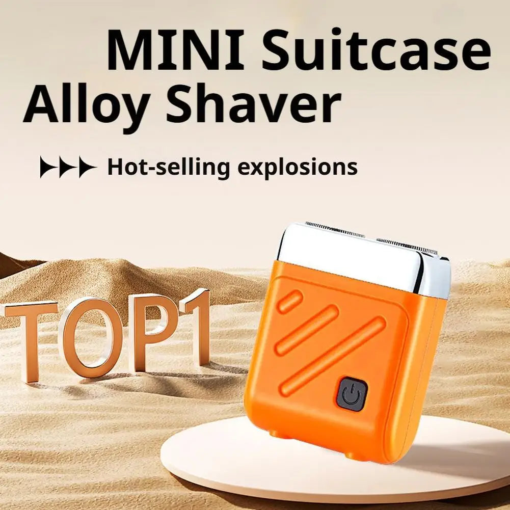 Portable Dual-Head Rotary Electric Shaver for Men – USB-C Rechargeable Wet/Dry Razor Peaceful Pleasures Health and Wellness