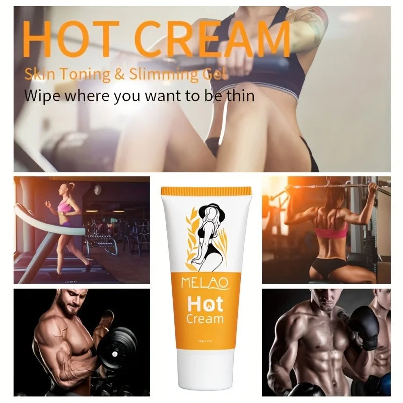 MELAO Hot Cream – Vitamin E & Hyaluronic Acid Body Firming Body Firming Cream Peaceful Pleasures Health and Wellness
