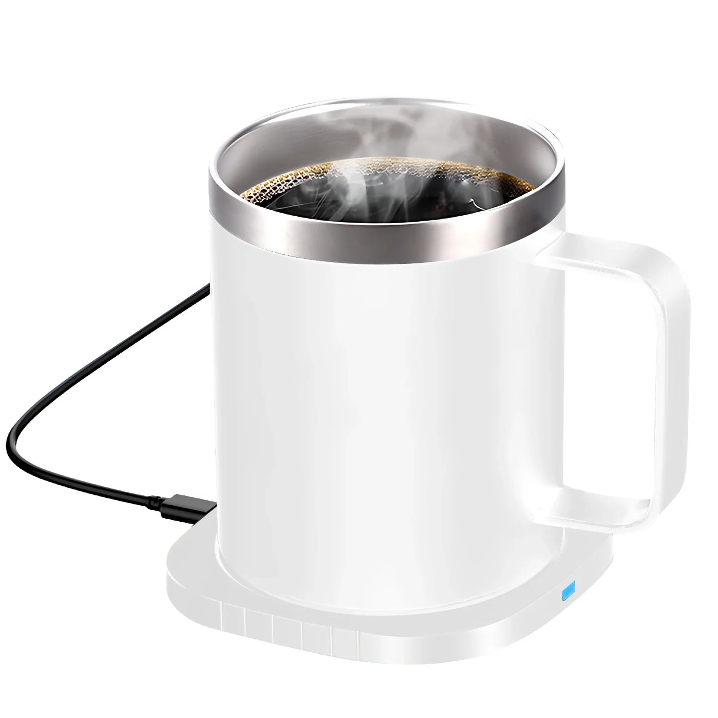 2-in-1 Coffee Mug Warmer & Wireless Charger | 55°C | 10.5oz Cup