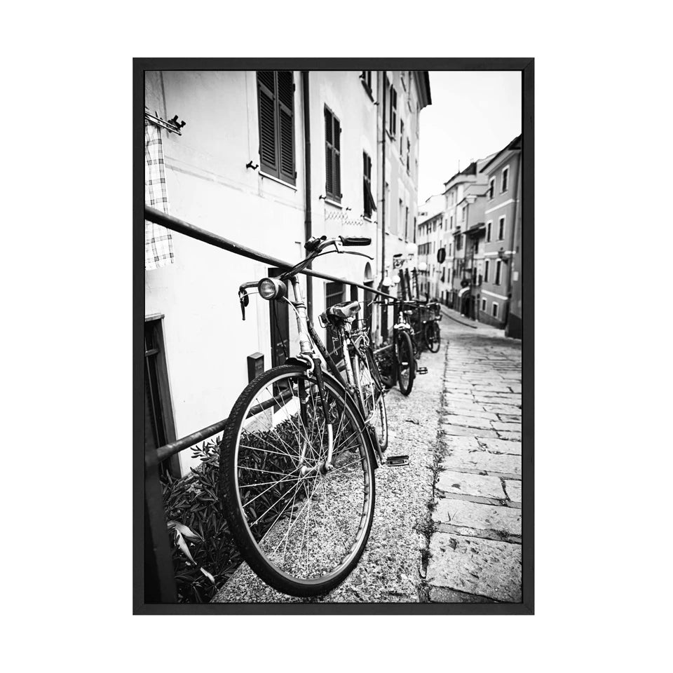 Llama in a Taxi NYC Times Square Canvas Wall Art | B&W Print