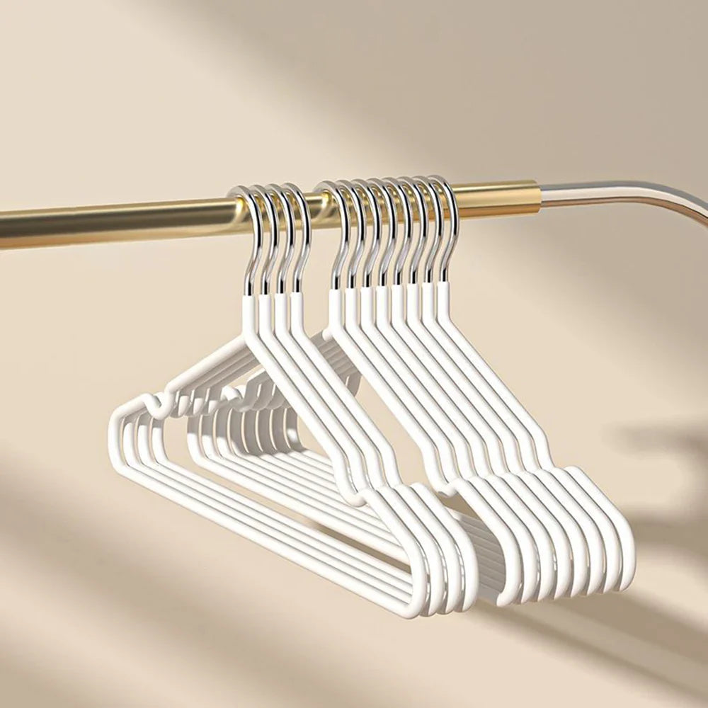 Non-Slip Stainless Steel Clothes Hangers | Space-Saving
